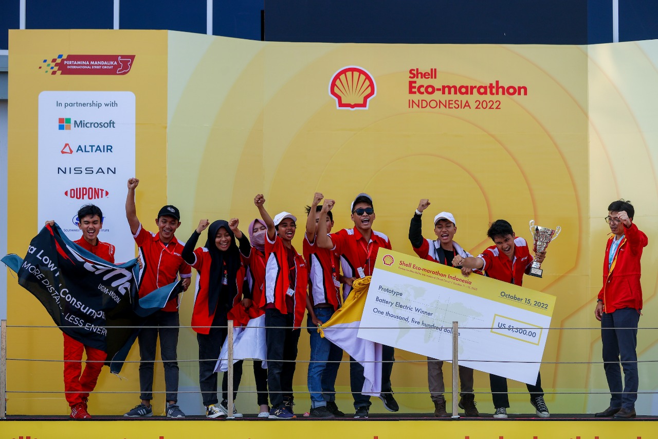 Mantap, Tim Mahasiswa Indonesia Dominasi Shell Eco-marathon 2022, Mandalika