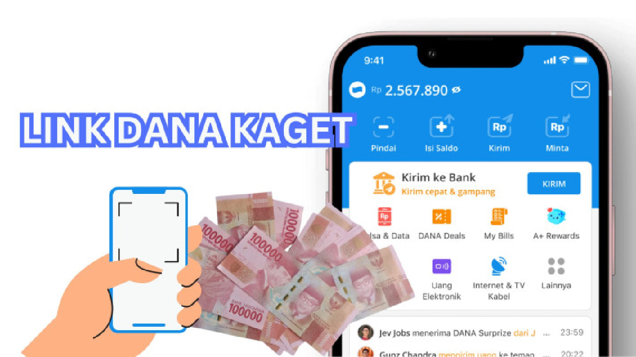 Saldo DANA Kaget Menantimu Rp 275 Ribu Yuk Klik Link DANA Kaget Sabtu 9 November 2024