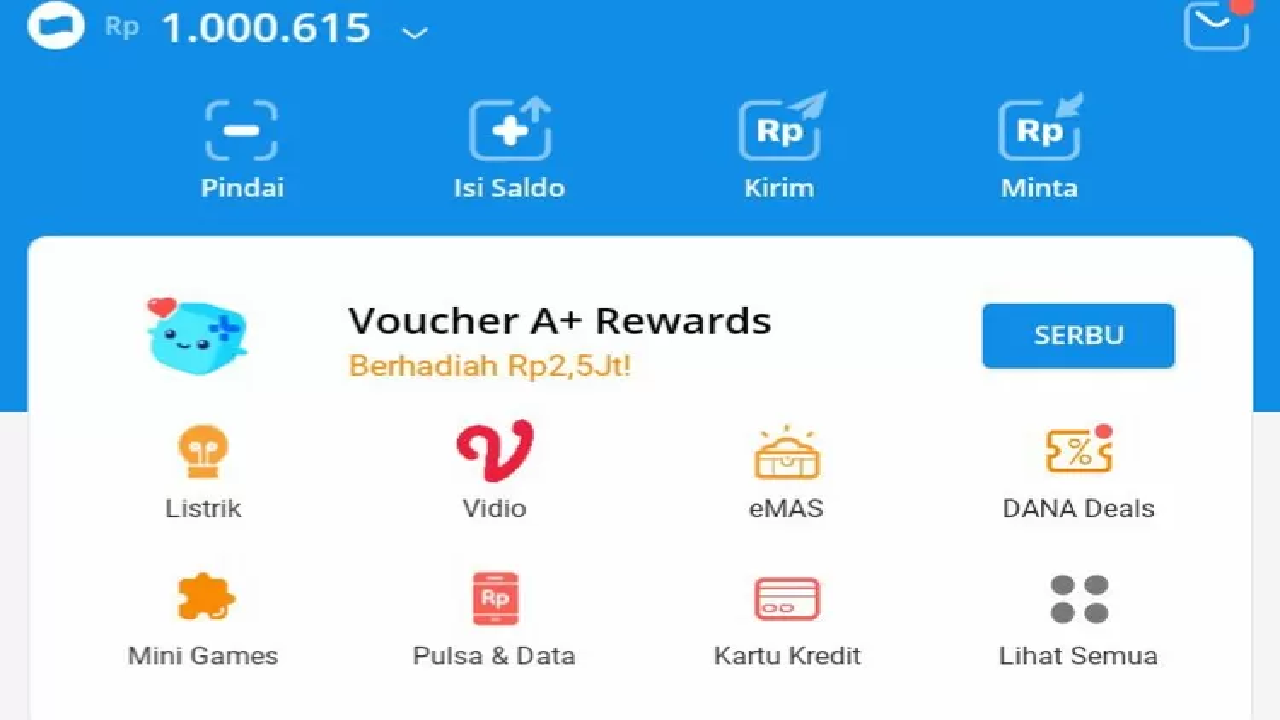 Begini Tata Cara Klaim DANA Kaget Hari Ini, Ada Saldo Gratis Rp 450.000?