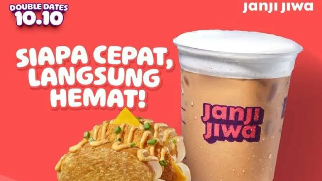 Promo 10.10 Janji Jiwa: Ada Diskon Makanan dan Minuman hingga 65 Persen!