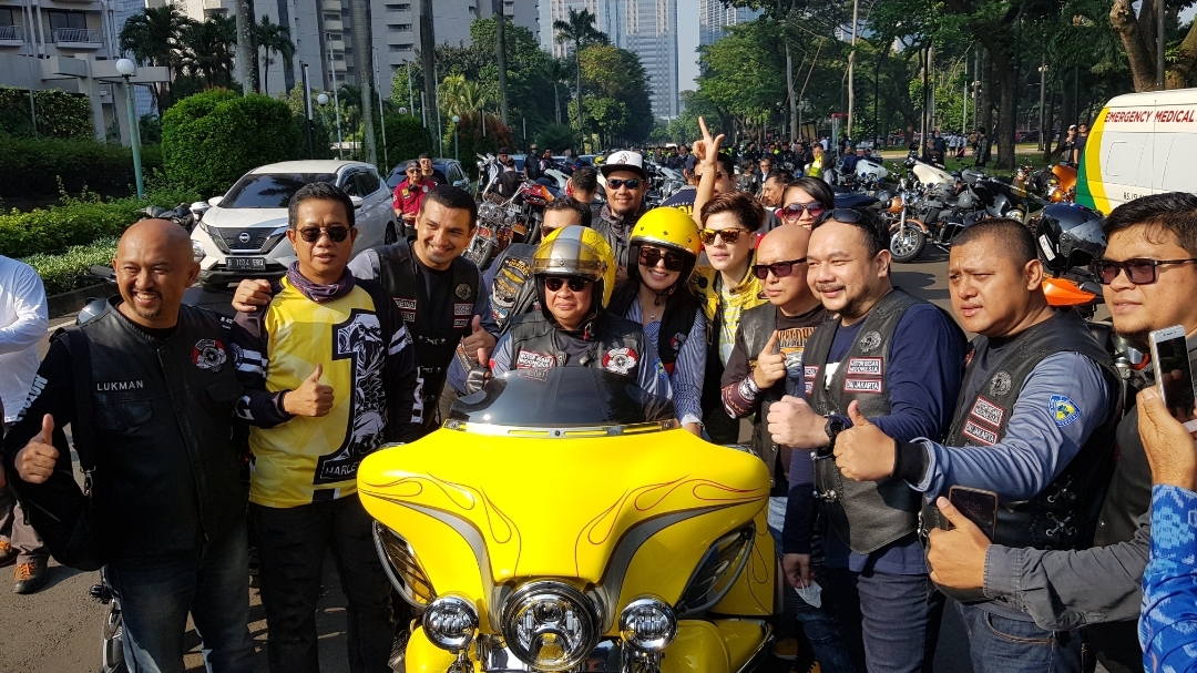 Bamsoet Sunmori Bareng 200-an Bikers MBI DKI Jakarta, Serukan Program Wisata