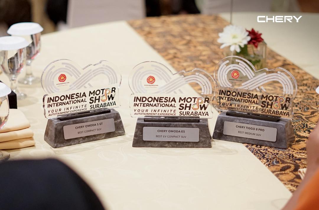 Chery Raih Tiga Penghargaan di IIMS Surabaya 2024