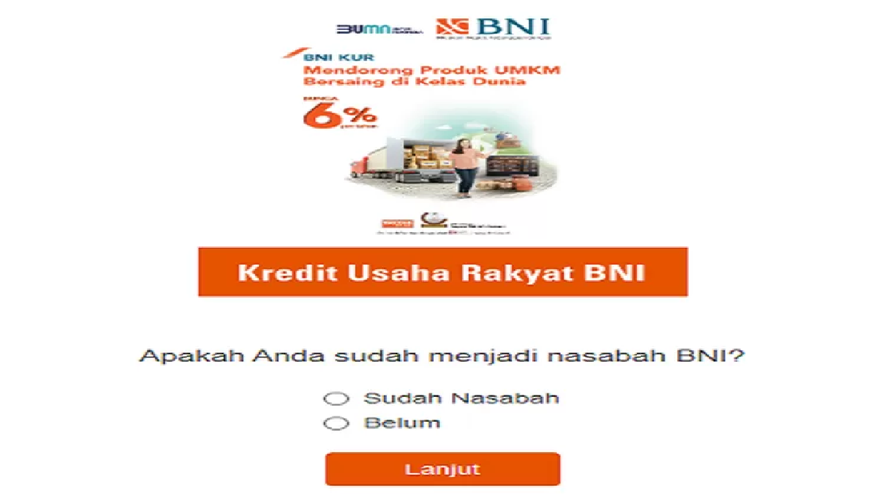 Cara Mudah Ajukan KUR BNI 2024 Via Online