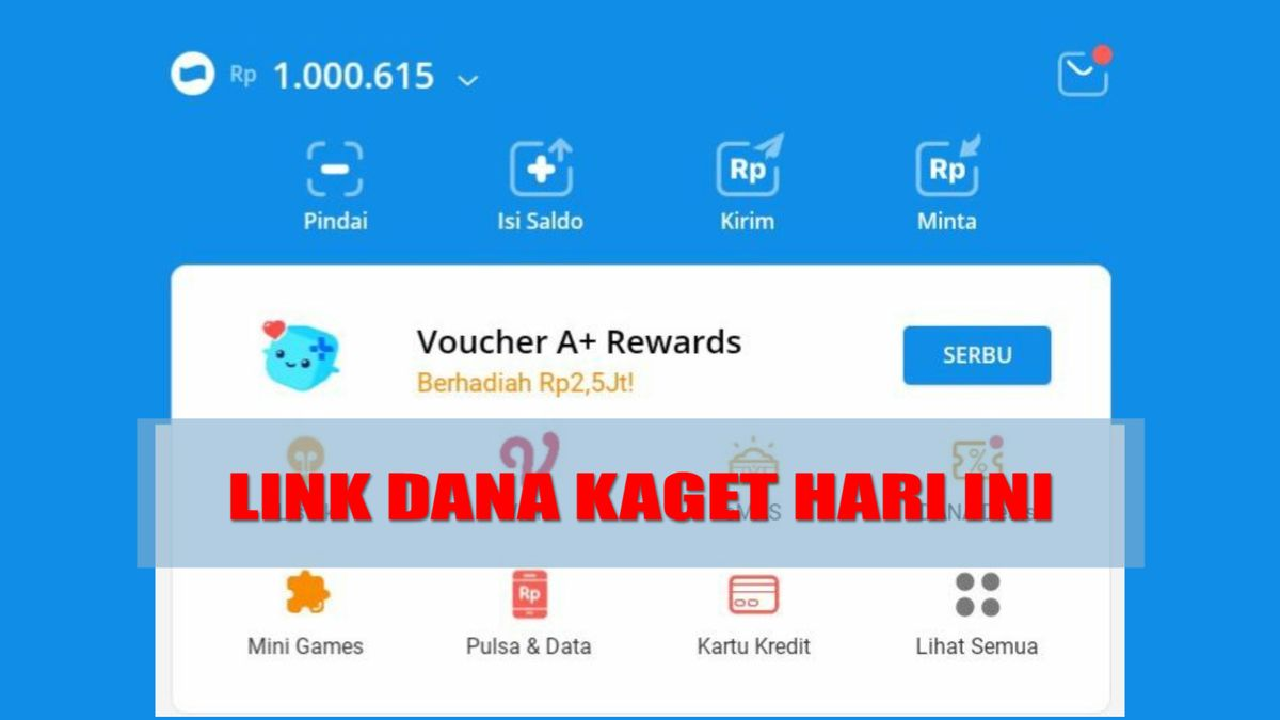 Dapatkan Cuan Ratusan Ribu Gratis dengan Cara Klik Link DANA Kaget Jumat 8 November 2024