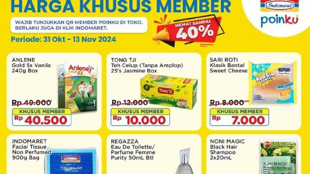 Serbu Promo Indomaret, Ada Harga Khusus Member Anlene Gold Dijual Harga Rp 40.500