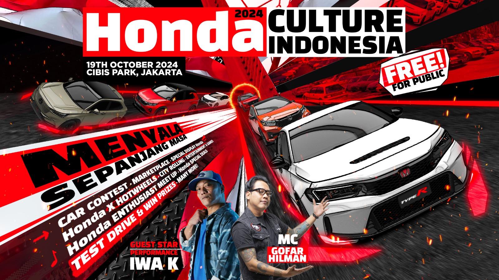 Perayaan Kumpul Komunitas Honda Terbesar Digelar di Jakarta Akhir Pekan Ini