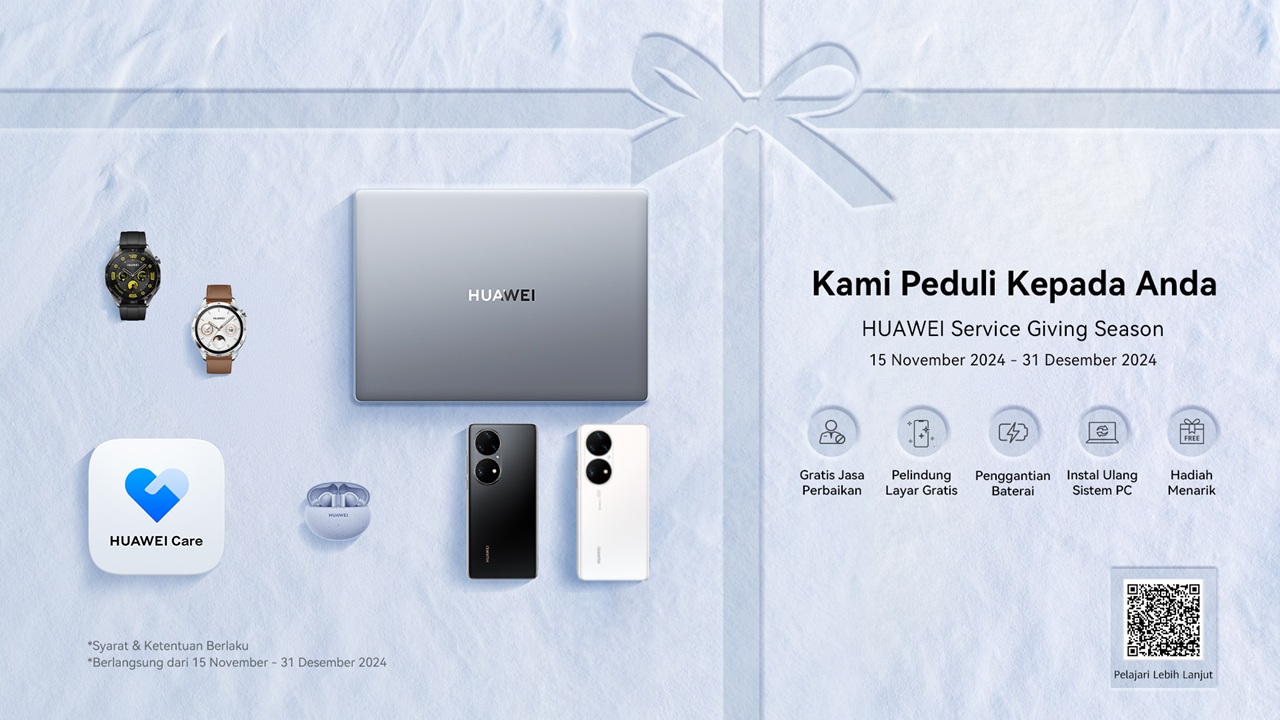 HUAWEI Service Giving Season Hadir, Beri Layanan Servis Spesial untuk Para Pelanggan