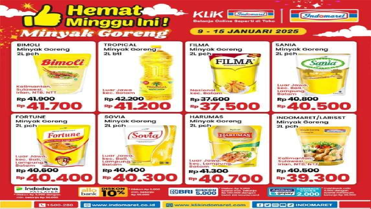 Promo Minyak Goreng di Superindo, Alfamart dan Indomaret: Ada yang Berakhir Besok!