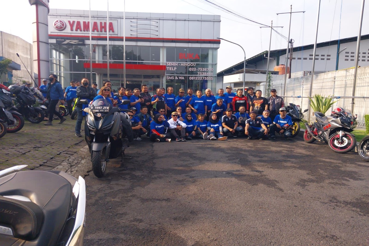 Perdana di Bandung, Ratusan Bikers Yamaha Ramaikan Event Shell bLU cRU Yamaha Enduro Challenge