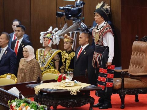 Cek Makna Filosofis Baju Adat Tanimbar, Dikenakan Presiden Jokowi Saat Sidang Tahunan MPR RI