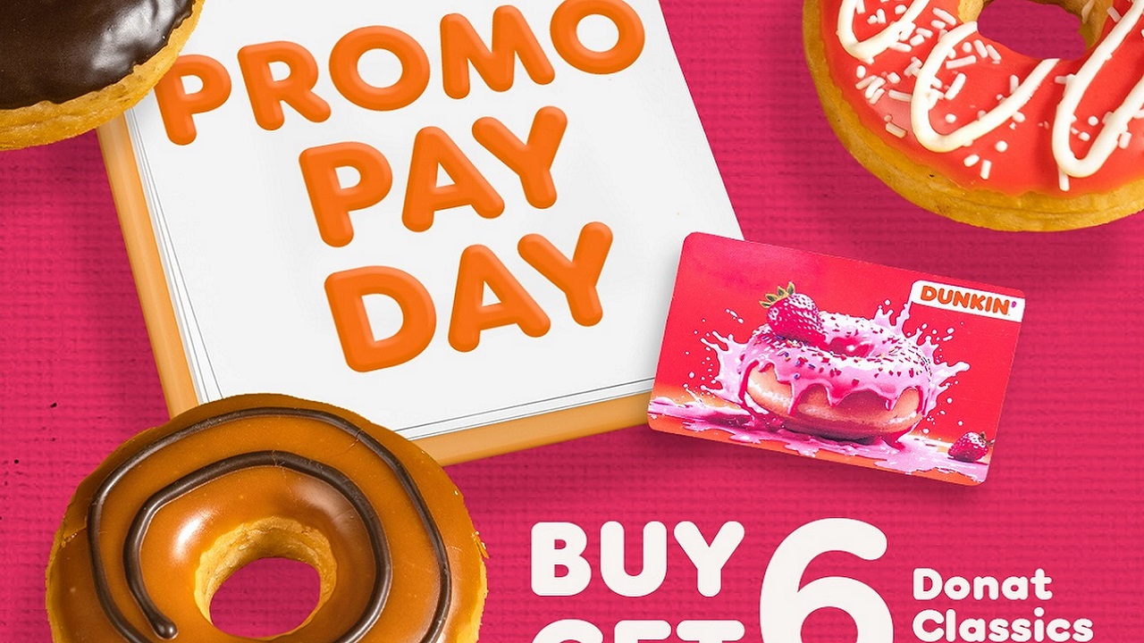 Banjir Promo DUNKIN' di Akhir Bulan September! Beli Donat 6 Gratis 6 Hanya Rp 72.000