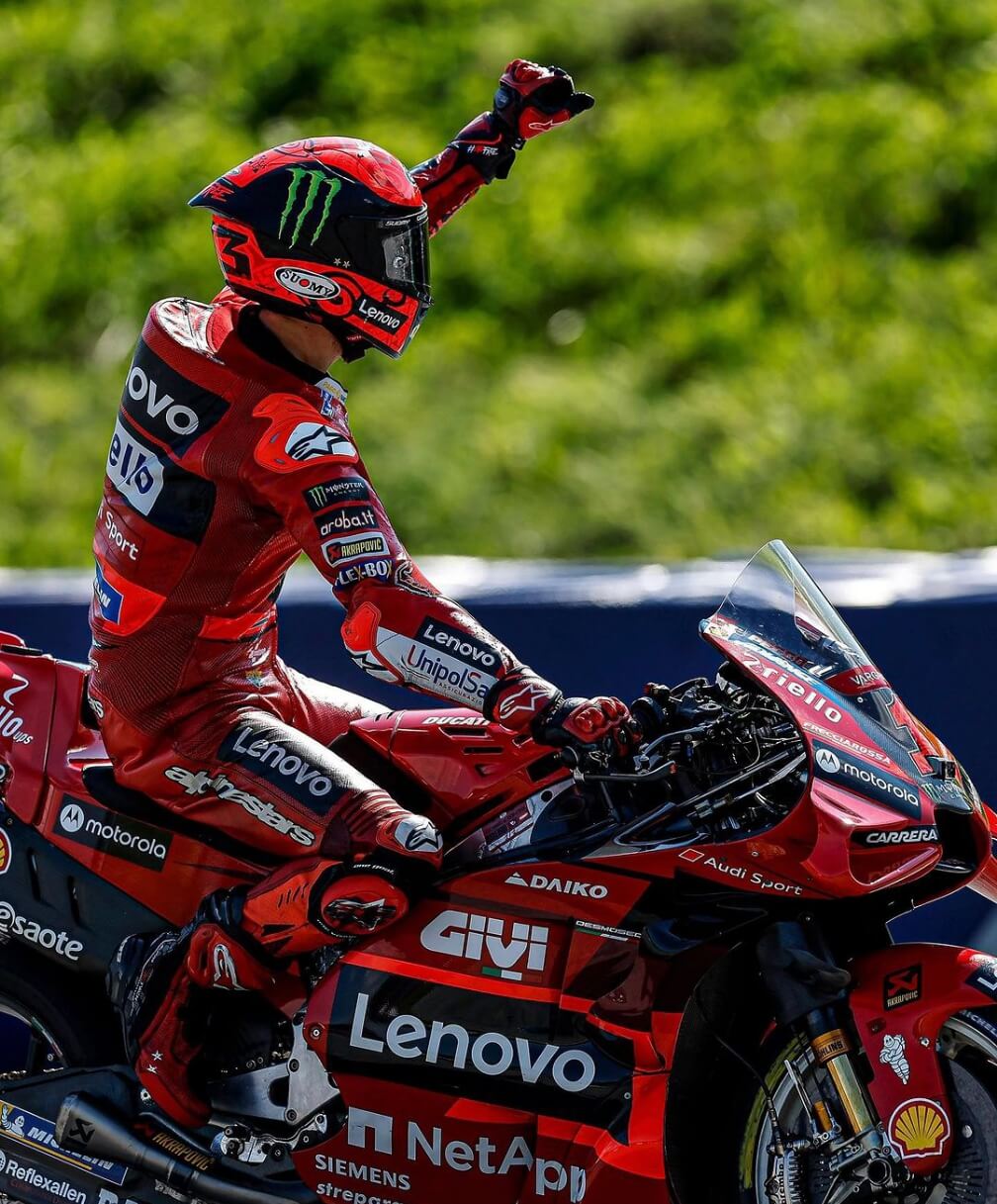 Francesco Bagnaia Juara Sprint Race MotoGP Austria 2023