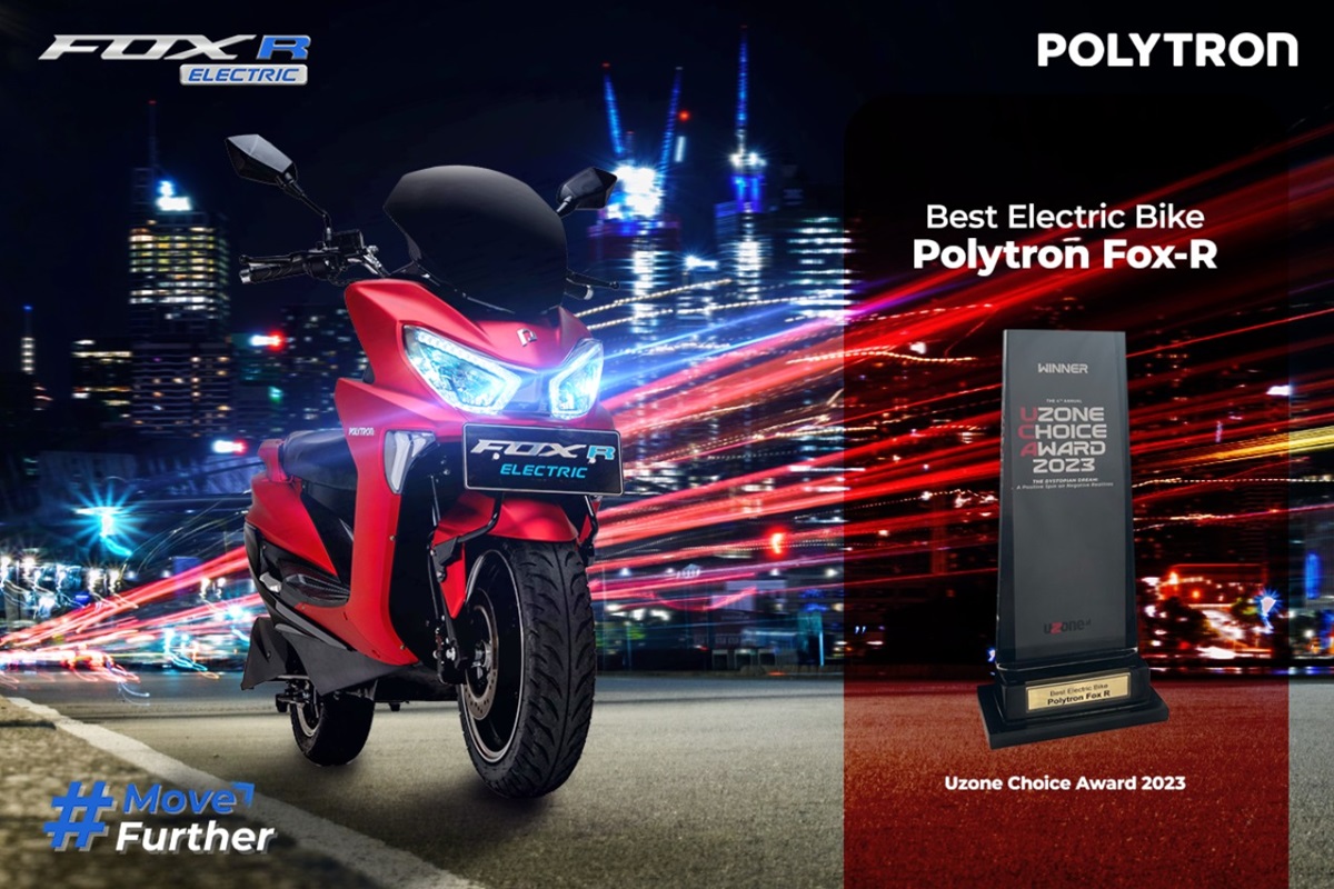 Best Electric Bike, POLYTRON Fox-R Raih Kemenangan di Uzone Choice Award 2023
