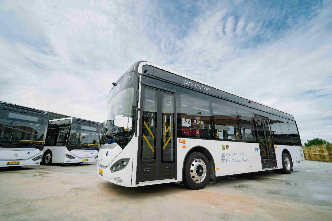 Luncurkan 60 Unit, Bus Listrik Kalista Siap Beroperasi di Kota Medan