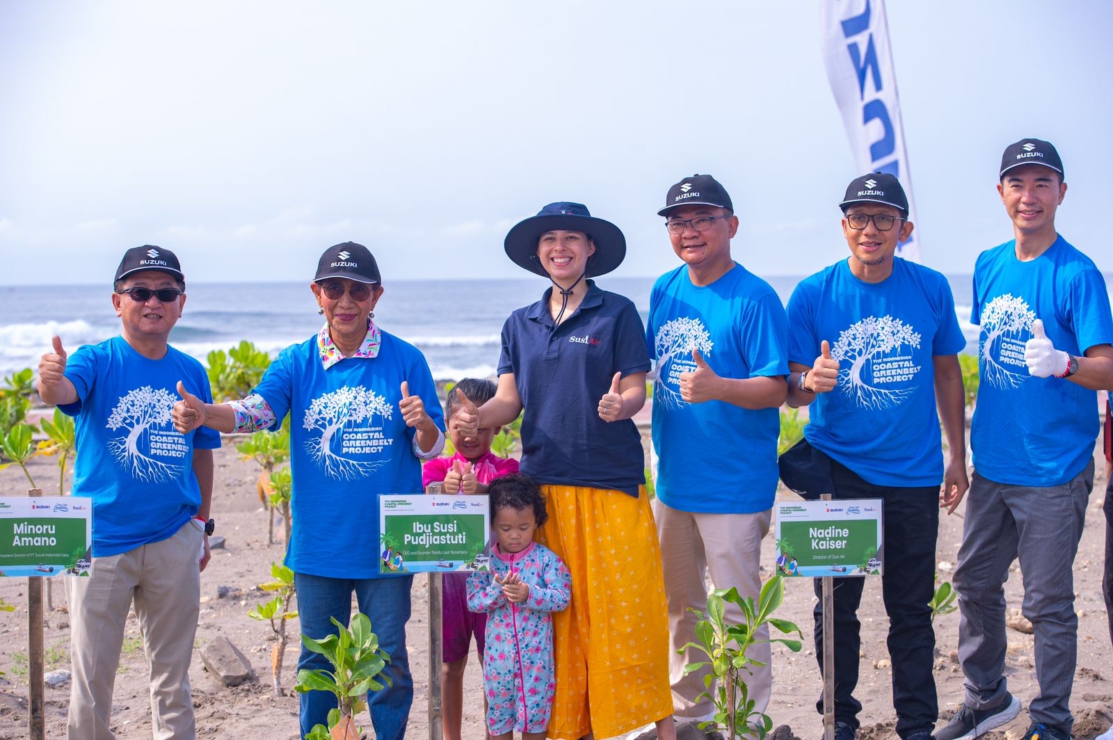 Gandeng Pandu Laut Nusantara, Suzuki Indonesia Tanam 10 Ribu Mangrove di Pangandaran