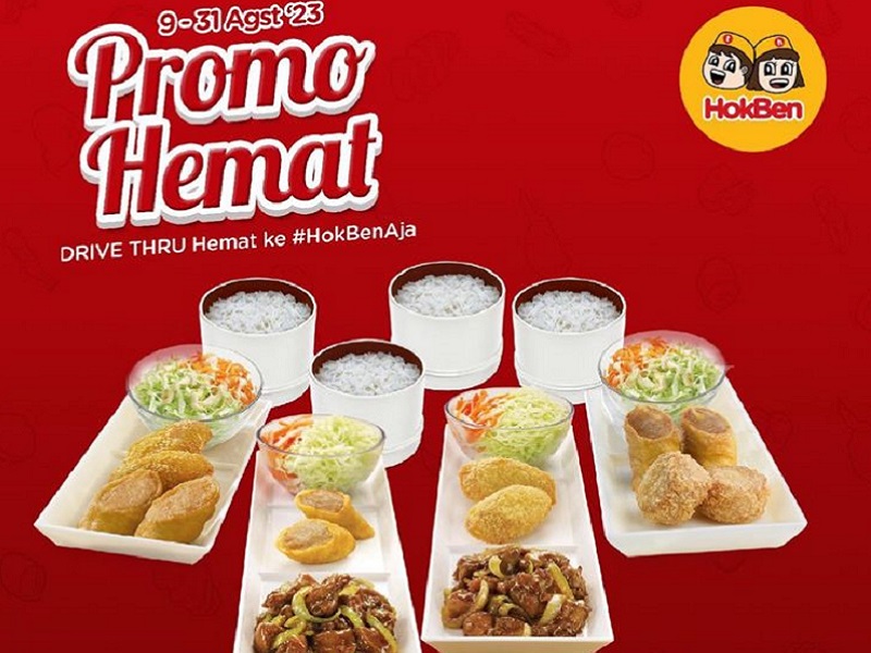 Serbu Promo Hokben HUT RI Ke-78 Periode 9-31 Agustus 2023, Paket Drive Thru Cuma 20 Ribuan Per Orang!