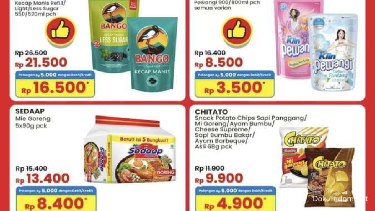 Promo JSM Indomaret 2 November 2024: Potongan Harga Kecap Bango dan Mie Sedaap