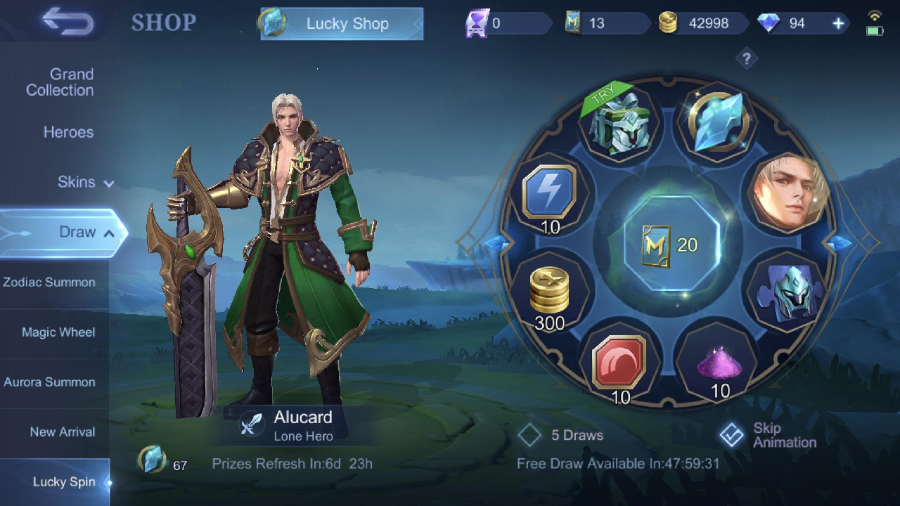 Dapatkan Skin Lone Hero Alucard Secara Gratis dari Kode Redeem Mobile Legends Senin 14 Oktober 2024