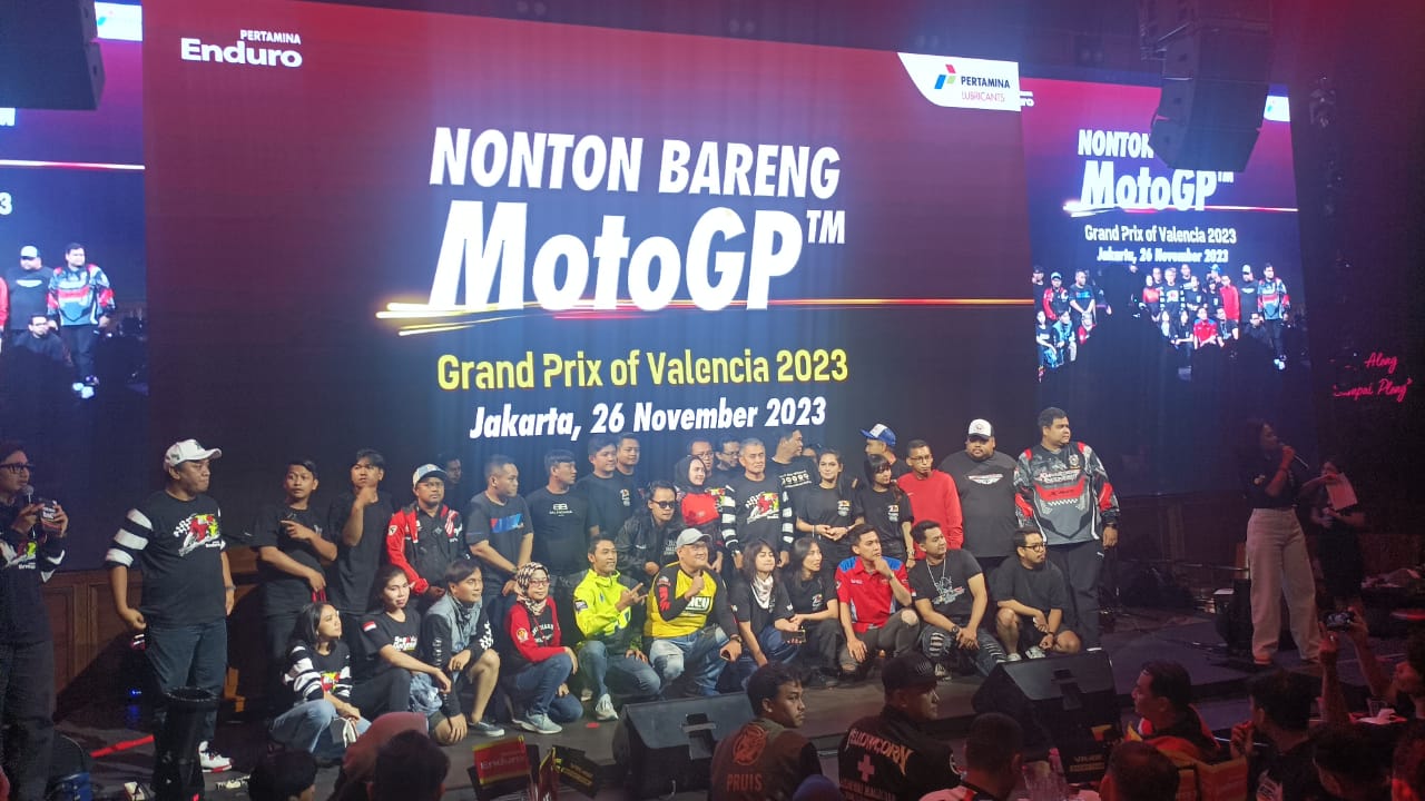 Pertamina Lubricants Gelar Nobar MotoGP Valencia 2023 Bersama Ratusan Komunitas