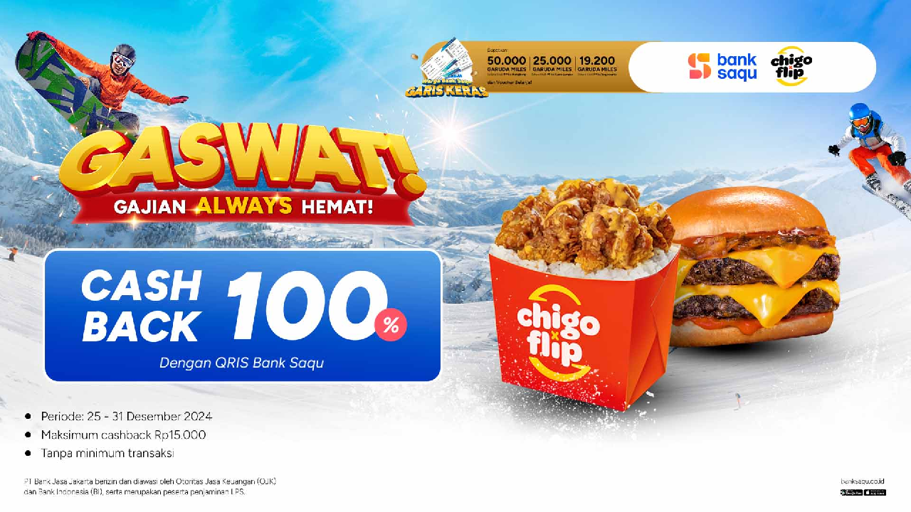 Besok Terakhir! Ayo Serbu Promo Chigo Bisa Cashback 100 Persen