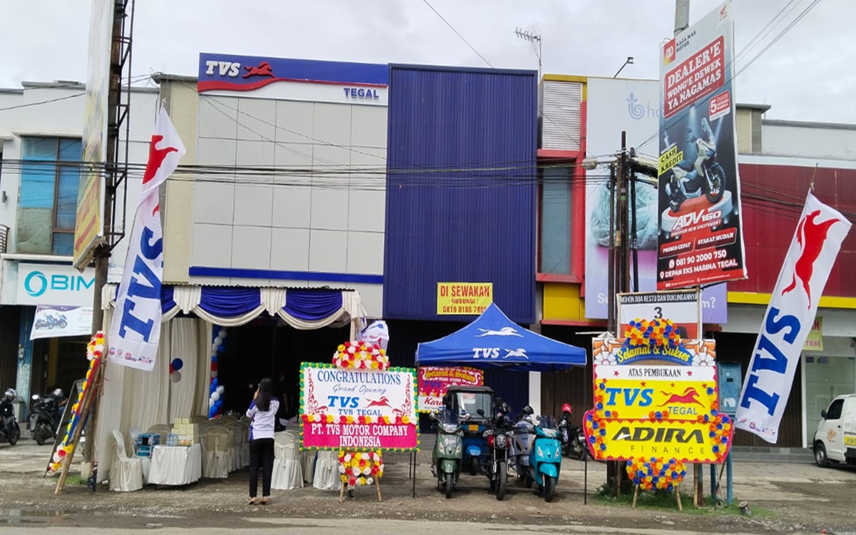 Dealer TVS ke-30 Hadir di Kota Tegal, Terus Konsisten Demi Jaga Kepuasan Konsumen