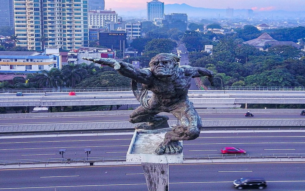 Patung Pancoran Sedang Dalam Konservasi Objek Cagar Budaya, Ternyata Begini Wajah Patung Tersebut!