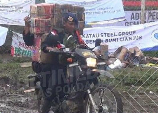 Percepat Pendistribusian Bantuan Gempa Cianjur, Polda Jabar Tambah 25 Motor Trail