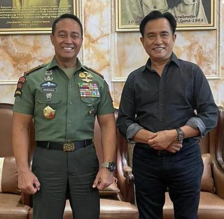 Yusril dan Andika Bahas Persoalan Hukum di Instritusi TNI