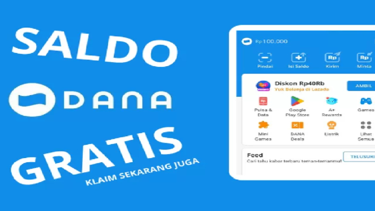 FREE Link DANA Kaget Jumat Berkah Senilai Rp 100.000, Ikuti Trik Ini