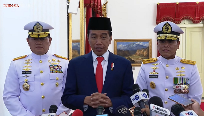 Muhammad Ali Resmi Dilantik Jadi KSAL, Presiden Jokowi Ungkap Tanggung ...