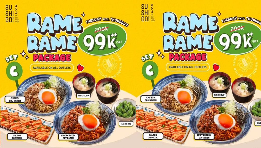 Nikmati Promo Sushi Go Spesial Hari Ini, Paket Rame-rame Rp99.000 Aja!