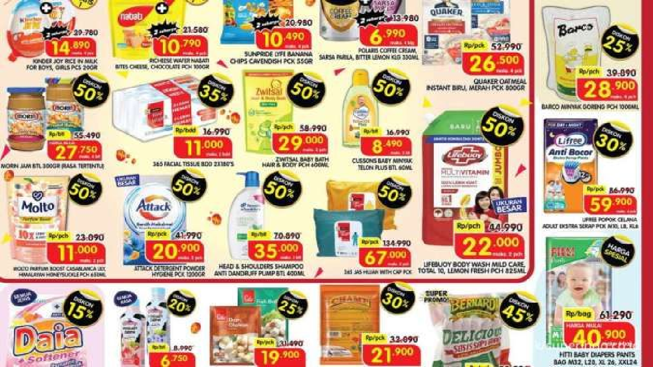 Promo 11.11 Superindo Ada Aneka Sabun Mandi Diskon Hingga 50 Persen