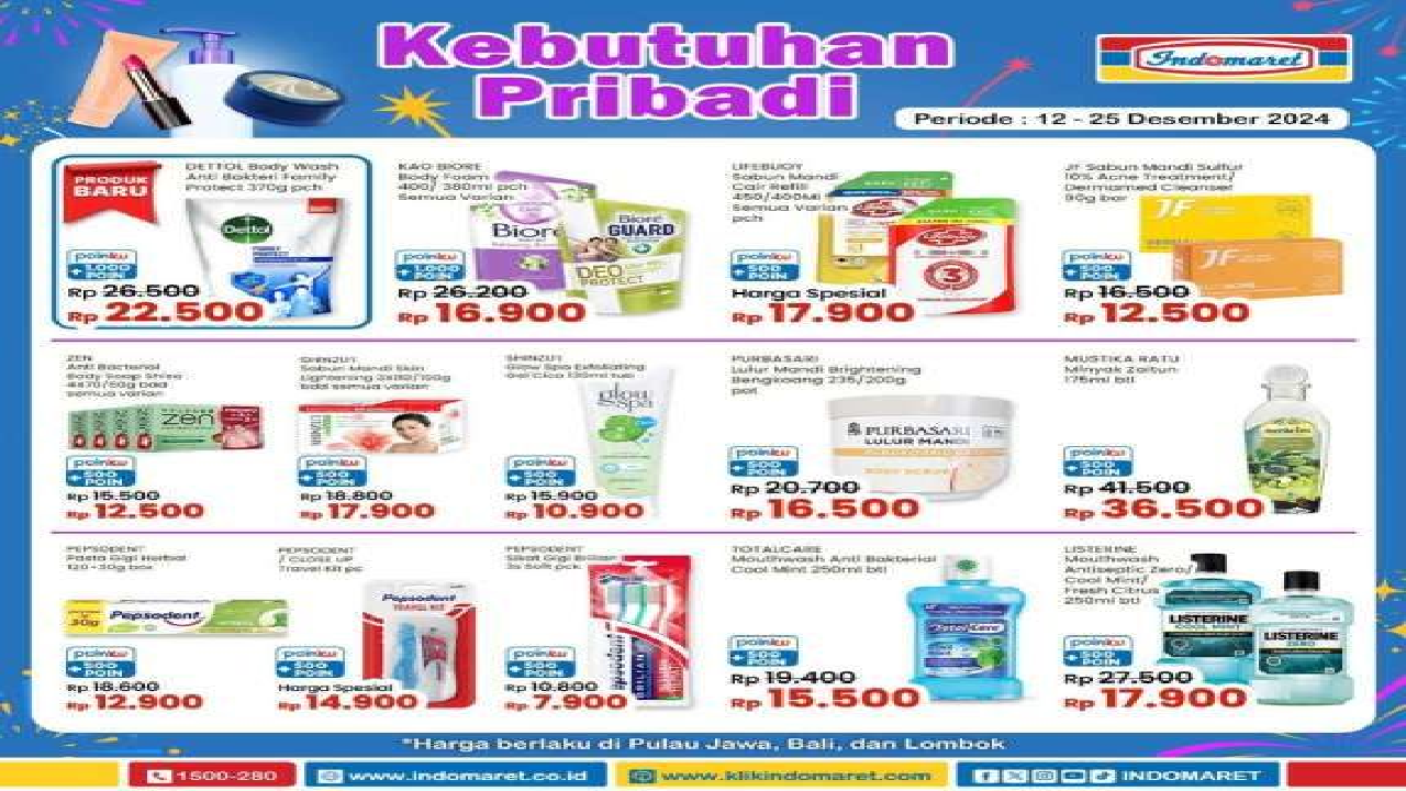 Promo Terbaru Sabun Mandi di Indomaret, Superindo, dan Alfamart di Hari Kamis Manis