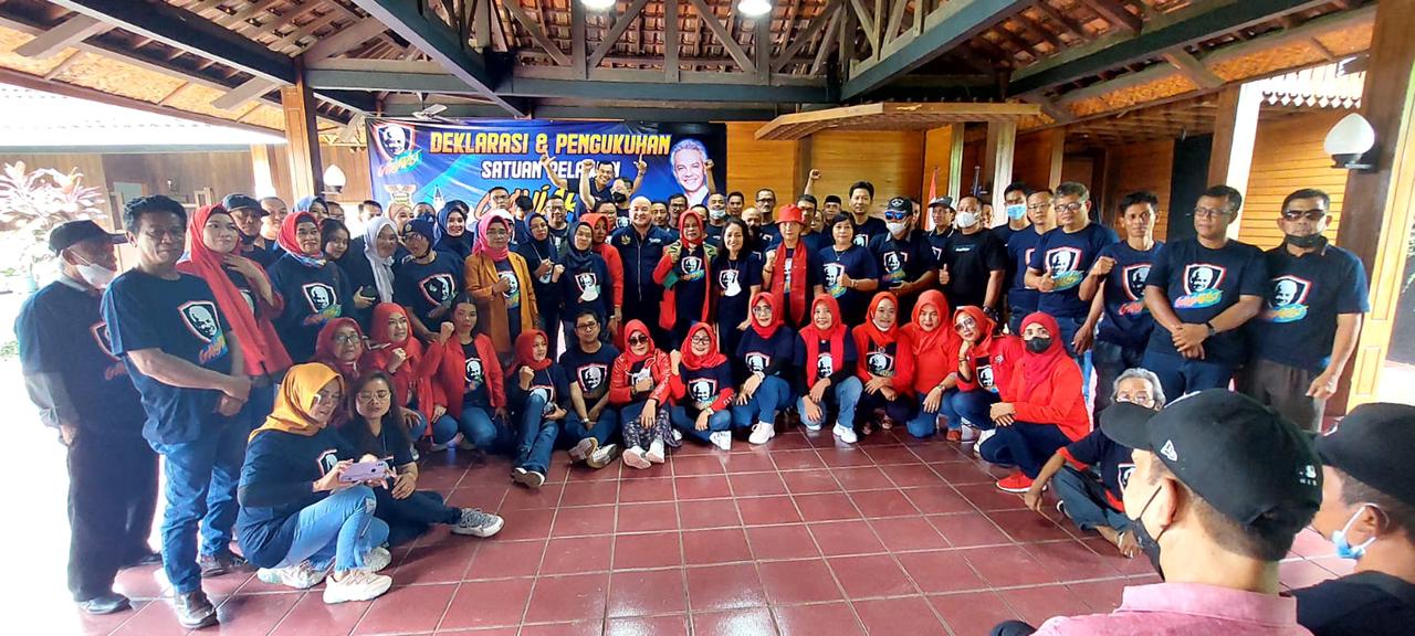 Jadikan Sumatera Basis Kemenangan Pilpres 2024, Relawan dan Sayap Ganjarist Lampung Dideklarasikan