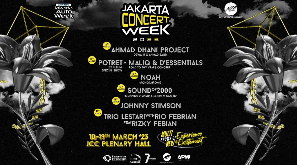 Jangan Lewatkan! Jakarta Concert Week di GJAW 2023 Siap Mengguncang JCC dari Tanggal 10-19 Maret 2023