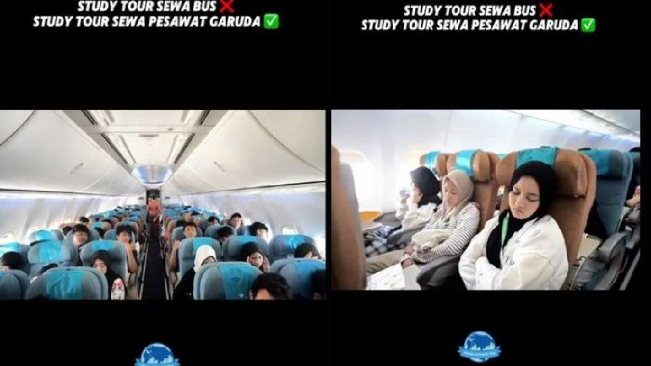 Viral Rombongan Study Tour SMP Asal Yogyakarta ke Jepang Naik Pesawat Mewah, Netizen Heboh!