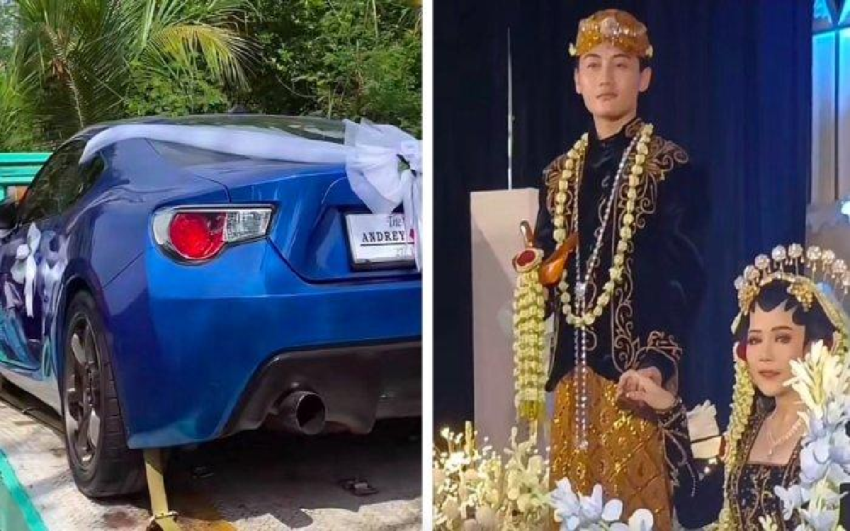 Viral Pria Membawa Seserahan Mobil Sport Senilai Ratusan Juta, Bukan Kaleng-kaleng!