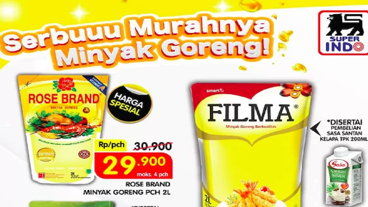 SIKAT Promo Minyak Goreng Weekend Superindo dan Indomaret