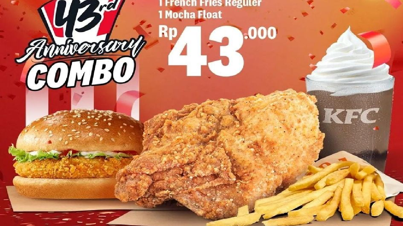 Promo Makan KFC Selasa 22 Oktober 2024, Beli Paket Kombo Ada Hadiahnya