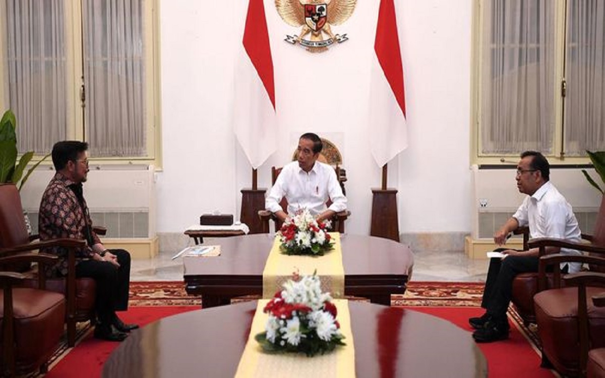 Jokowi Bincang-bincang di Istana Bareng Syahrul Yasin Limpo Selama 1 jam, SYL Ucapkan Maaf: Semua Penghargaan untuk Bapak Presiden!
