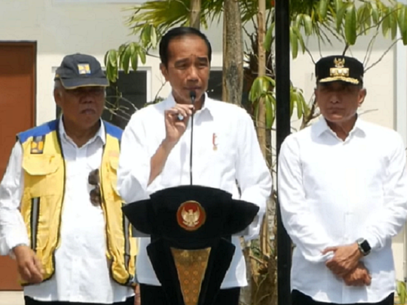 Presiden Jokowi Langsung Resmikan SPAM Regional Mebidang Sumatera Utara Usai Kunjungan Kerja ke Benua Afrika