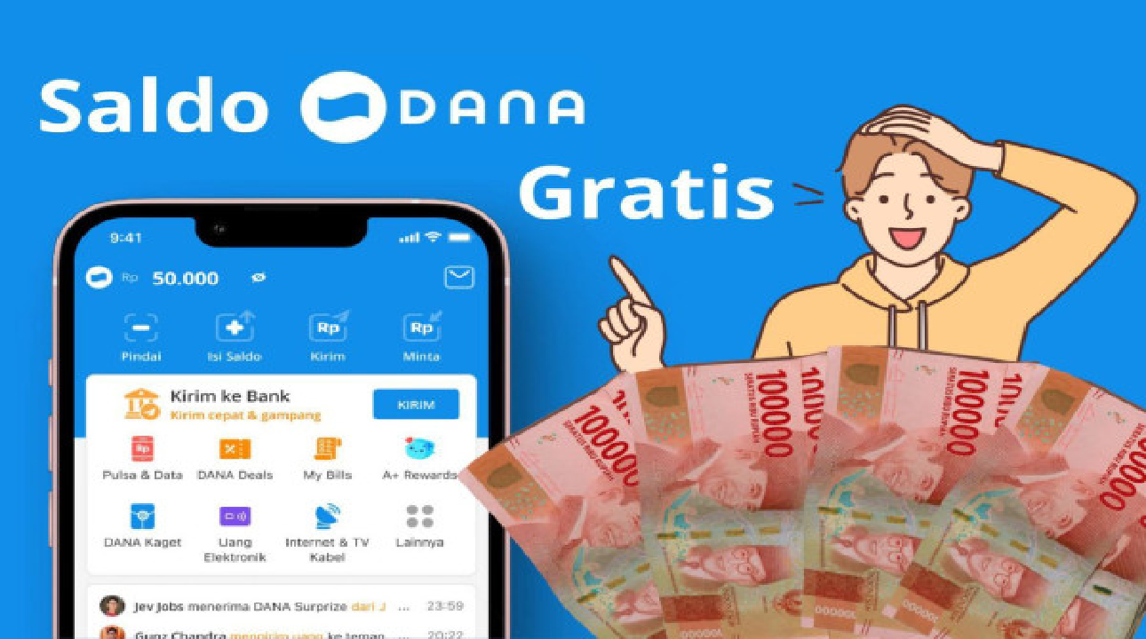 Link DANA Kaget Gratis Saldo Rp90.000, Khusus Hari Ini!