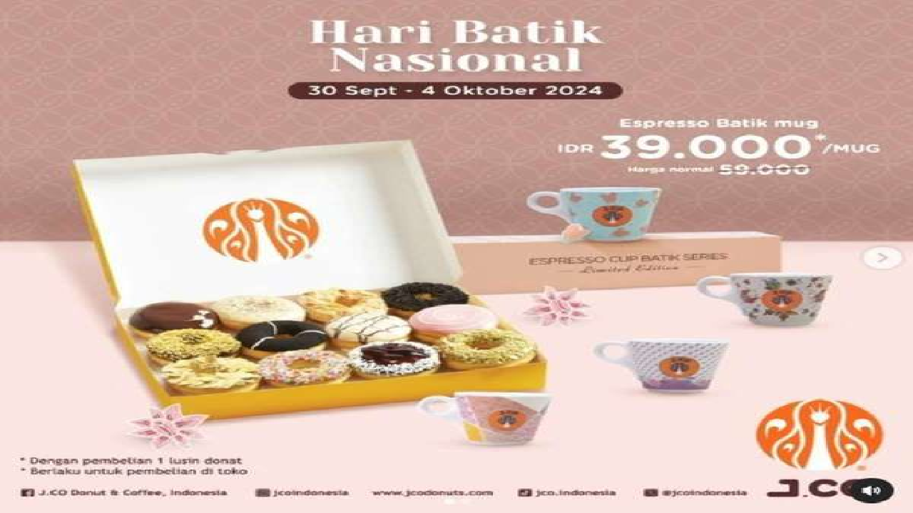 Hari Terakhir Promo J.CO, Yuk Sikat Ada 2 Promo Seru Murah Meriah!