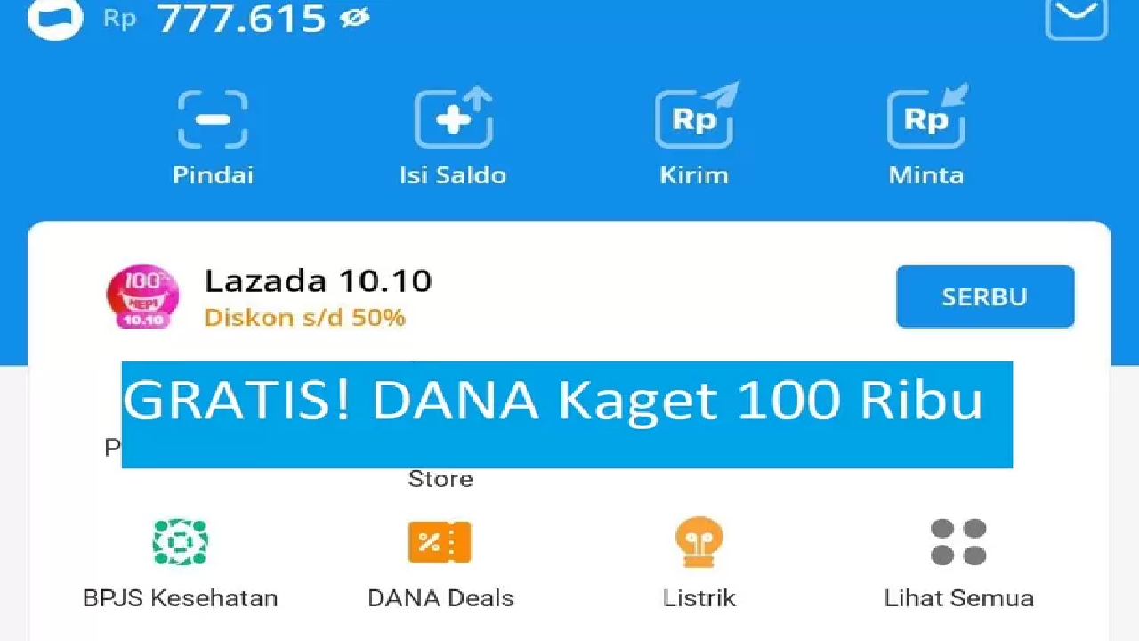 Klik Link DANA Kaget Berhadiah Rp 100.000 Khusus Kamis, 9 Januari 2025 - Saldo Auto Masuk Otomatis!