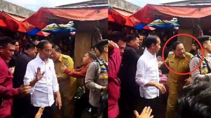 Waduh, Video Viral Detik-detik Bupati Bengkulu Utara Ditarik Paksa Saat Dekat Presiden Jokowi!