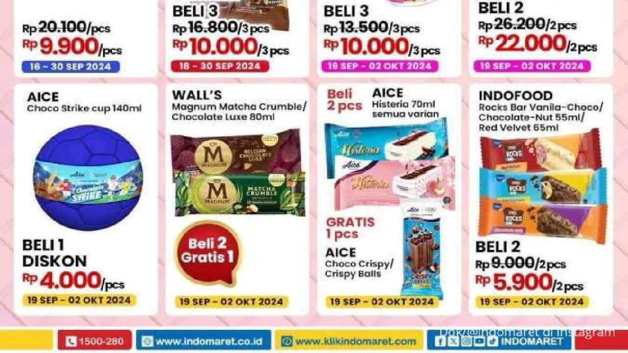 Promo Terbaik Es Krim di Indomaret dan Superindo: Ada Magnum Beli 2 Gratis 1 Berakhir Esok Hari