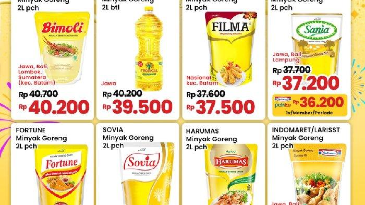 Promo Minyak Goreng Indomaret 7 Desember 2024: Harga Banting Jadi Murah!