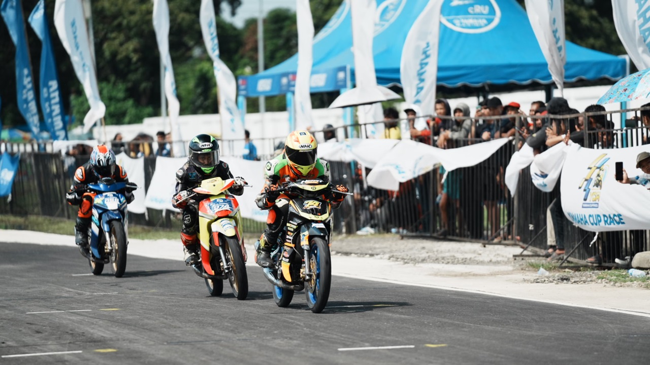 Prestasi Memukau Tim Jawara MotoPrix Sumatera di Yamaha Cup Race Medan