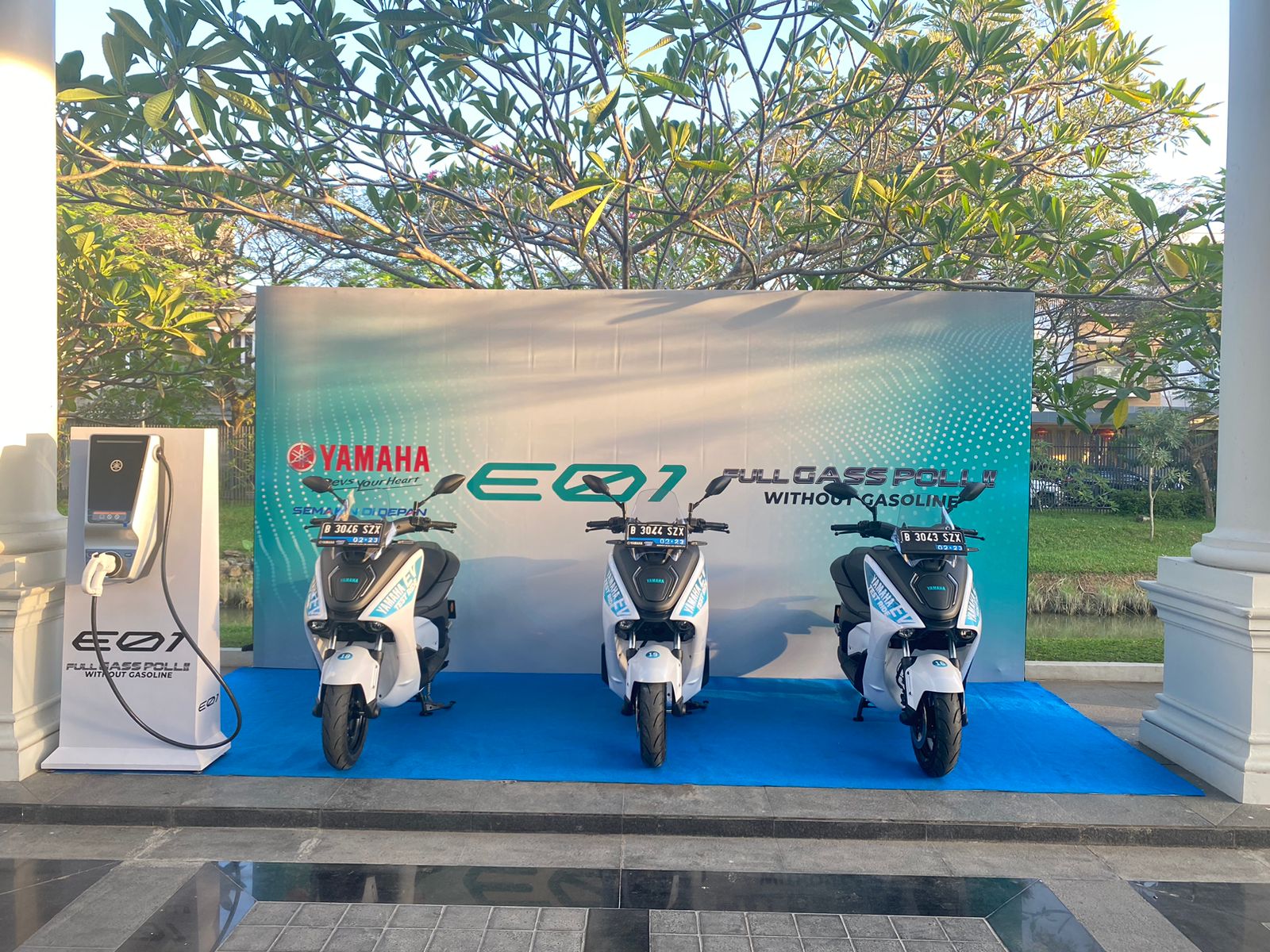 Market Tes Yamaha EV E01 Mampir di Medan