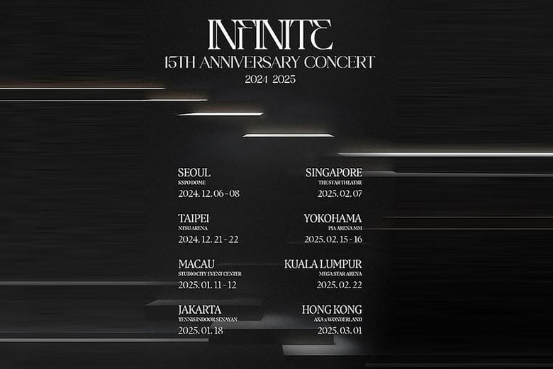 Pembelian Tiket Konser INFINITE di Jakarta Dibuka Hari Ini, Senin 2 Desember 2024 